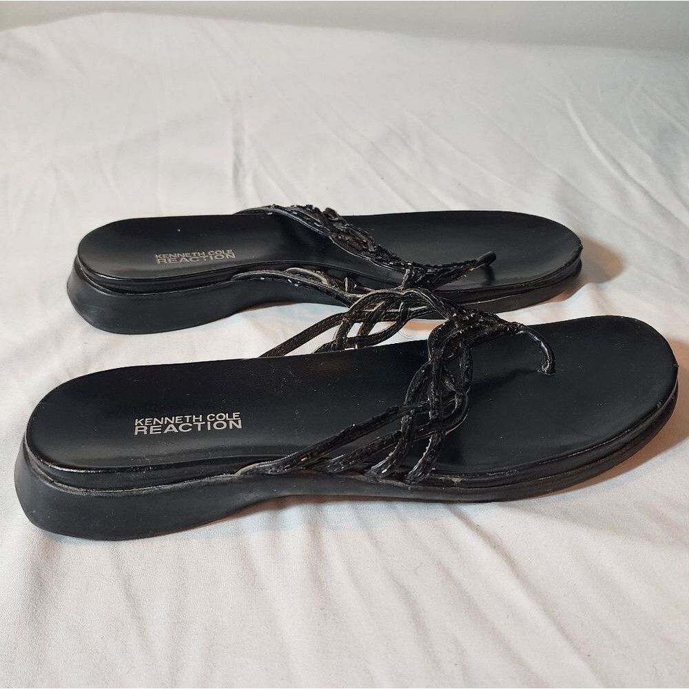 Kenneth Cole Reaction Glam-A-Thon Black 9.5M Has Wear